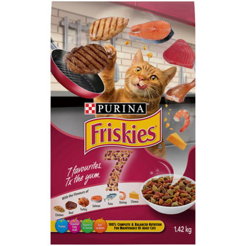Friskies Dry Cat Food  7 1.42 kg
