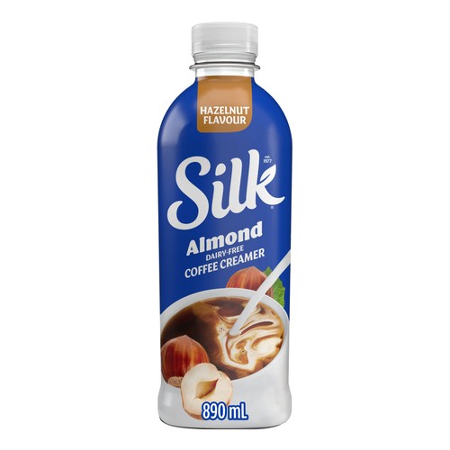 Silk Dairy-Free Almond Coffee Creamer Hazelnut 890 ml