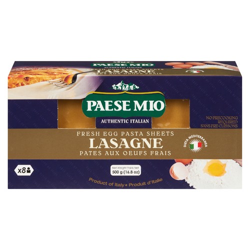 Paese Mio Lasagne Egg Sheets 500 g