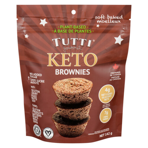 Tutti Gourmet Gluten-Free Keto Brownies 142 g
