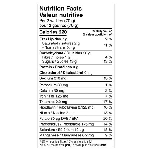Kellogg's Eggo Frozen Waffles Cinnamon Toast 280 g