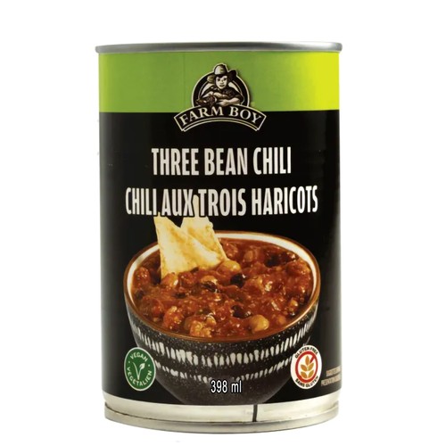 Farm Boy Canned Chili Three Bean 398 ml