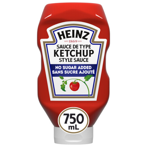 Heinz Tomato Ketchup No Sugar Added 750 ml