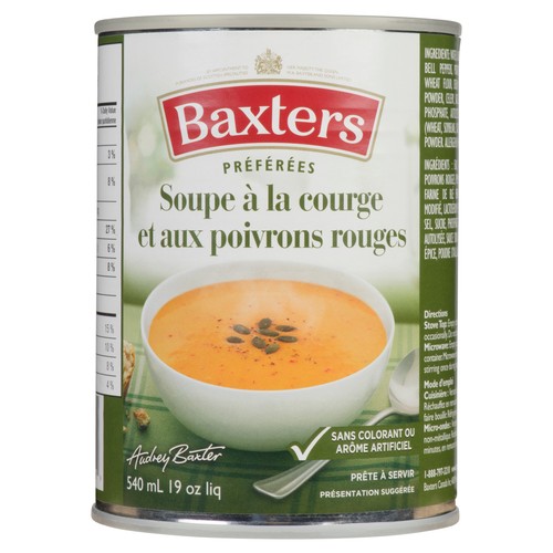 Baxters Soup Butternut Squash & Red Pepper 540 ml