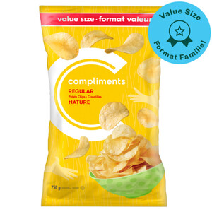 Compliments Potato Chips Regular 750 g - Voilà Online Groceries & Offers