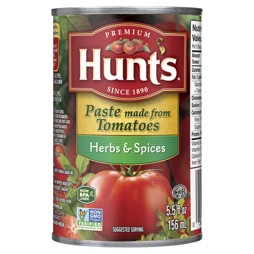 Hunt's Tomato Paste Herbs & Spices 156 ml