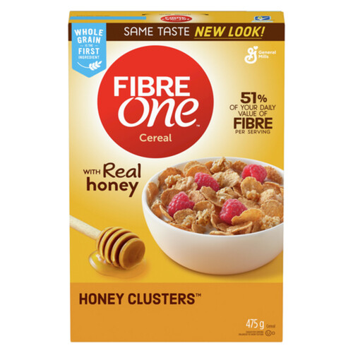 Fibre One Cereal Honey Clusters 475 g