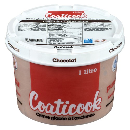 Coaticook Gluten-Free Ice Cream Chocolate 1 L
