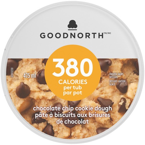 Goodnorth Ice Cream Chocolate Chip Cookie Dough 475 ml