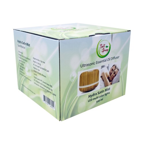 Bell Spring Ultrasonic Essential Oil Diffuser Hydra Satin Mist 1 Pack