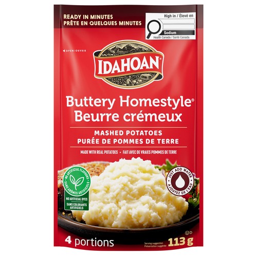 Idahoan Mashed Potatoes Buttery Homestyle 113 g