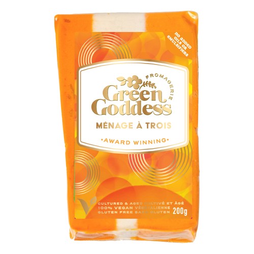 Green Goddess Fromagerie Vegan Cheese Ménage à Trois 200 g