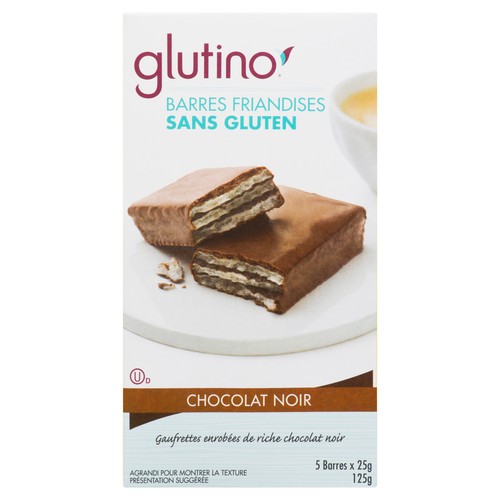 Glutino Gluten-Free Candy Bar Dark Chocolate 125 g