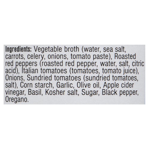 Just Soup Gluten-Free Soup Roasted Red Pepper And Basil 480 ml