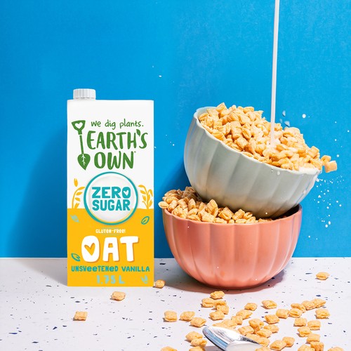 Earth's Own Zero Sugar Gluten-Free Oat Milk Alternative Vanilla 946 ml