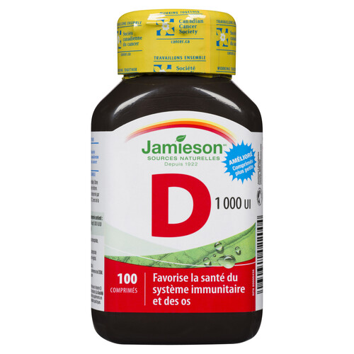 Jamieson Vitamin D 1000 IU 100 Tablets Voilà Online Groceries & Offers