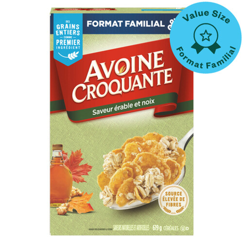 Voilà Online Grocery Delivery General Mills Oatmeal Crisp Cereal Maple Nut Family Size 619 g