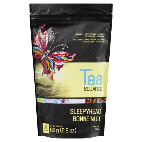 Tea Squared Organic Gluten-Free Herbal Tea Sleepyhead 80 g