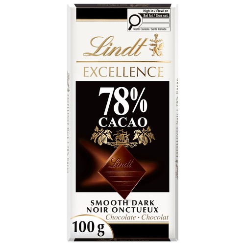 Lindt Excellence Dark Chocolate Bar 78% Cacao 100 g