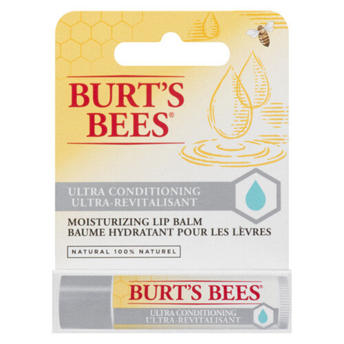 Burt’s Bees 100% Natural Lip Balm Ultra Conditioning 1 Count