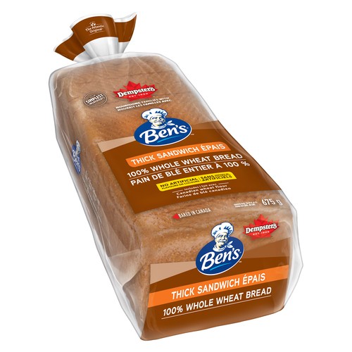 Ben's Whole Wheat Extra Soft Sandwich Bread 675 g
