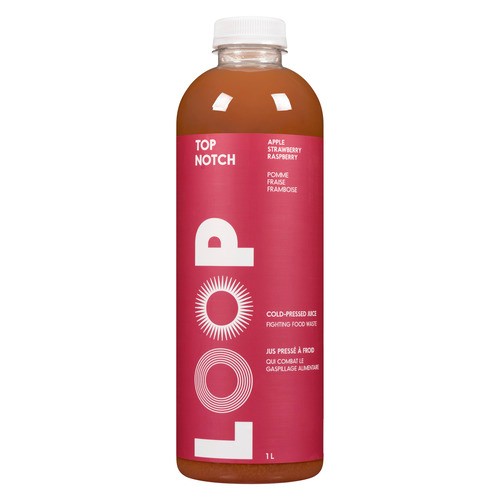 Loop Top Notch Cold Press Juice Apple Strawberry Rasberry 1 L