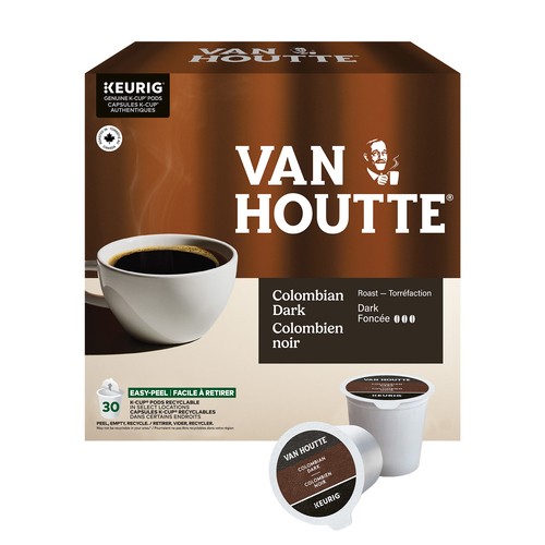 Van Houtte Coffee Pods Colombian Dark Roast 30 K-Cups 263 g