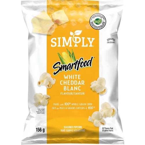 Simply Smartfood Popcorn White Cheddar 156 g