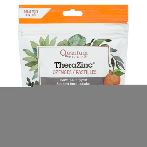 Quantum TheraZinc Organic Immune Support Blood Orange 18 Lozenges 
