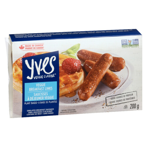 Yves Veggie Cuisine Veggie Breakfast Links 200 g