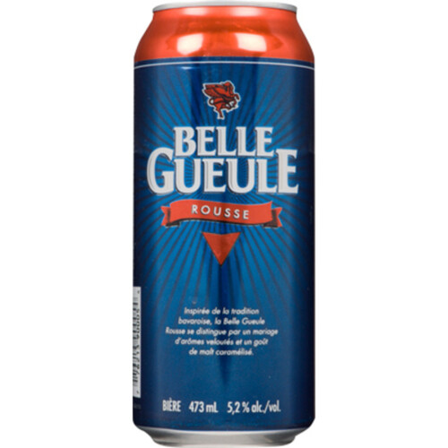 Belle Gueule Rousse Beer 5.2% Alcohol 473 ml (can)