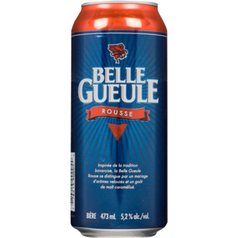 Bello Rousse Belle Gueule Rousse Beer 5.2% Alcohol 473 ml (can) - Voilà Online ...