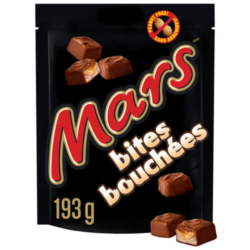 Mars Peanut Free Chocolate Candy Bites Sharing Bag 193 g