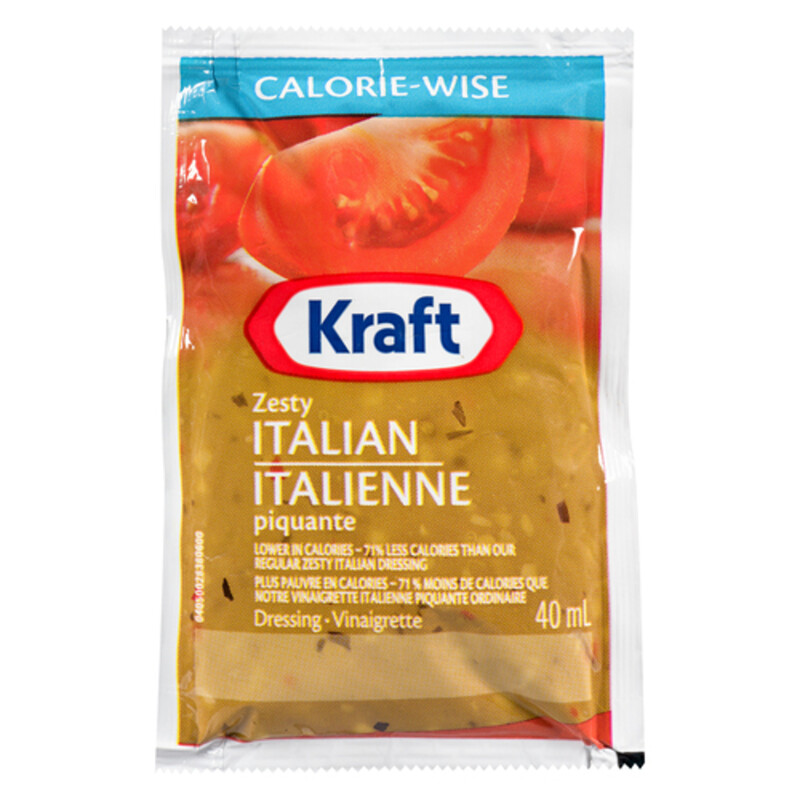 Kraft Salad Dressing Calorie Wise Zesty Italian 40 ml Voilà Online Groceries & Offers
