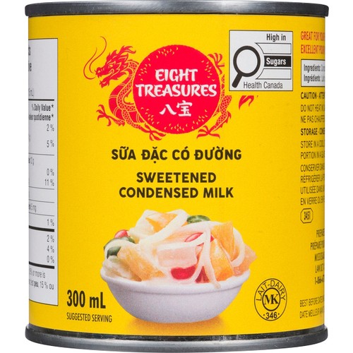 Eight Treasures Condensed Milk Sweetened 300 ml