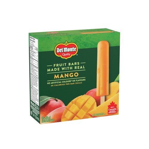 Del Monte Fruit Bars Mango With Peach 10 x 50 ml