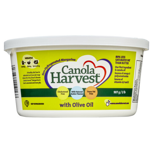 Canola Harvest w/ Olive Oil Non Hydrogenated Margarine 907 g