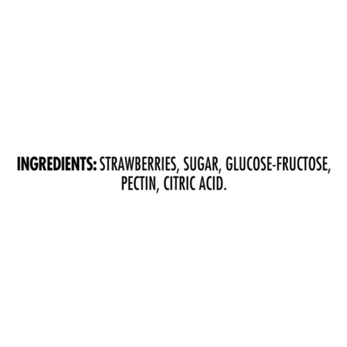 Smucker's Pure Jam Seedless Strawberry 250 ml