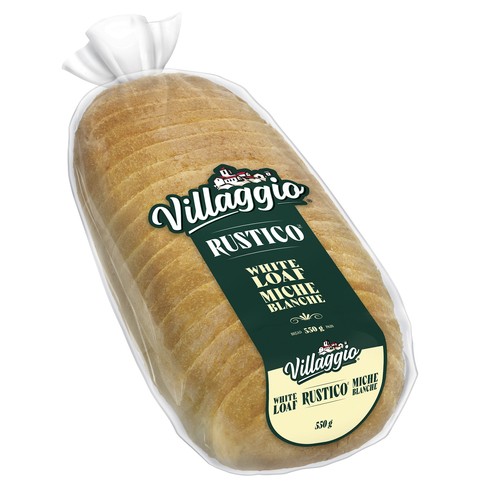 Villaggio Rustico White Loaf Bread 550 g