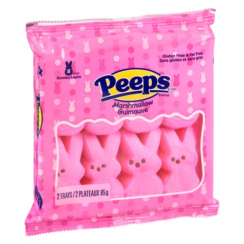 Peeps Gluten-Free Marshmallow Pink Bunnies 85 g