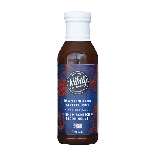 Wildly Delicious Newfoundland Screech Rum BBQ Sauce 350 ml