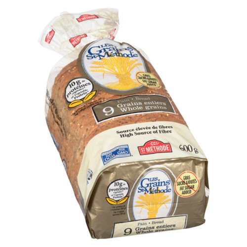 St-Méthode No Fat Bread 9 Whole Grain No Sugar 600 g