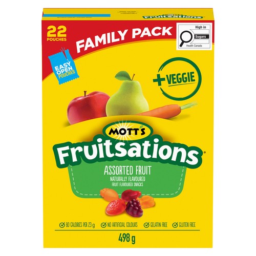 Mott's Fruitsations + Veggie Assorted Fruit 498 g
