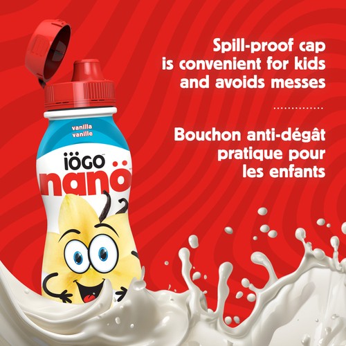 iÖGO nanö 1% Drinkable Yogurt Vanilla 6 x 93 ml