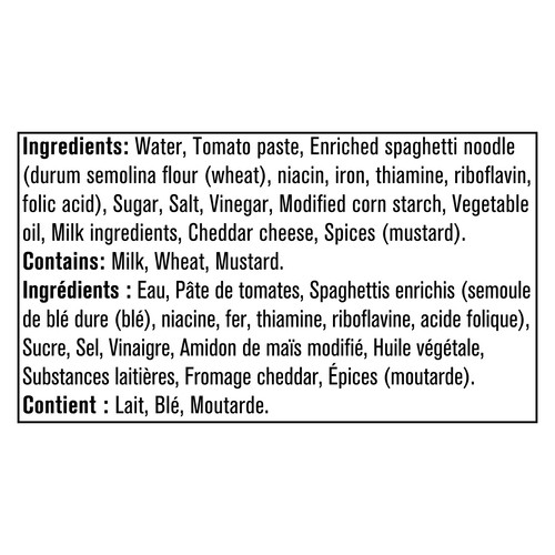 Heinz Canned Pasta Spaghetti In Tomato Sauce With Cheese 398 ml