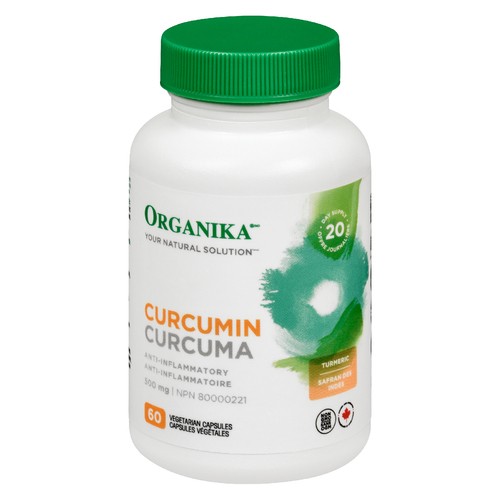 Organika Extract Curcumin 60 Vegetarian Capsules