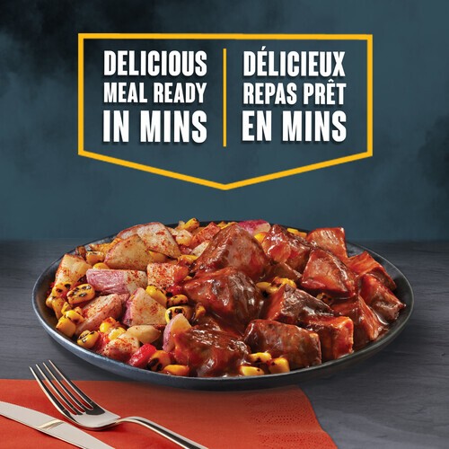 Crave Frozen Dinner Smoky BBQ Angus Beef 283 g