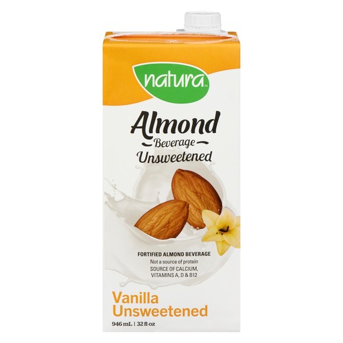 Natura Almond Beverage Unsweetened Vanilla 946 ml