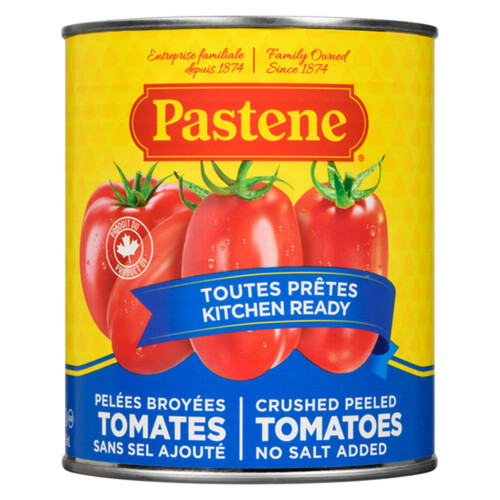 Pastene No Added Salt Crushed Tomatoes 796 ml