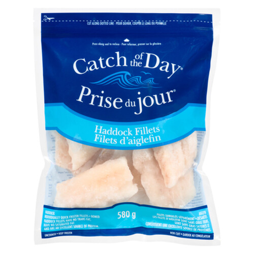 Catch of the Day Frozen Haddock Fillets 580 g